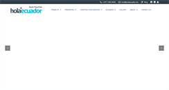 Desktop Screenshot of holaecuador.net