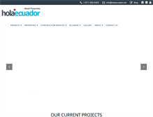 Tablet Screenshot of holaecuador.net